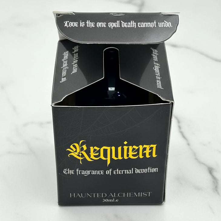 Requiem 30ml  A scent for love that outlives the body.