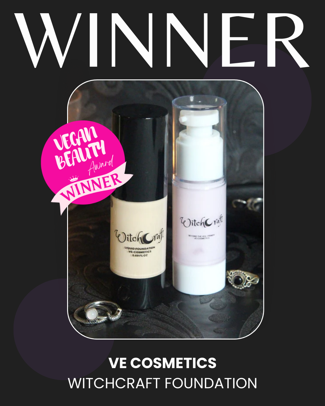 Witchcraft “Award Winning” Foundation - SPF 15 - Recycled Plastic