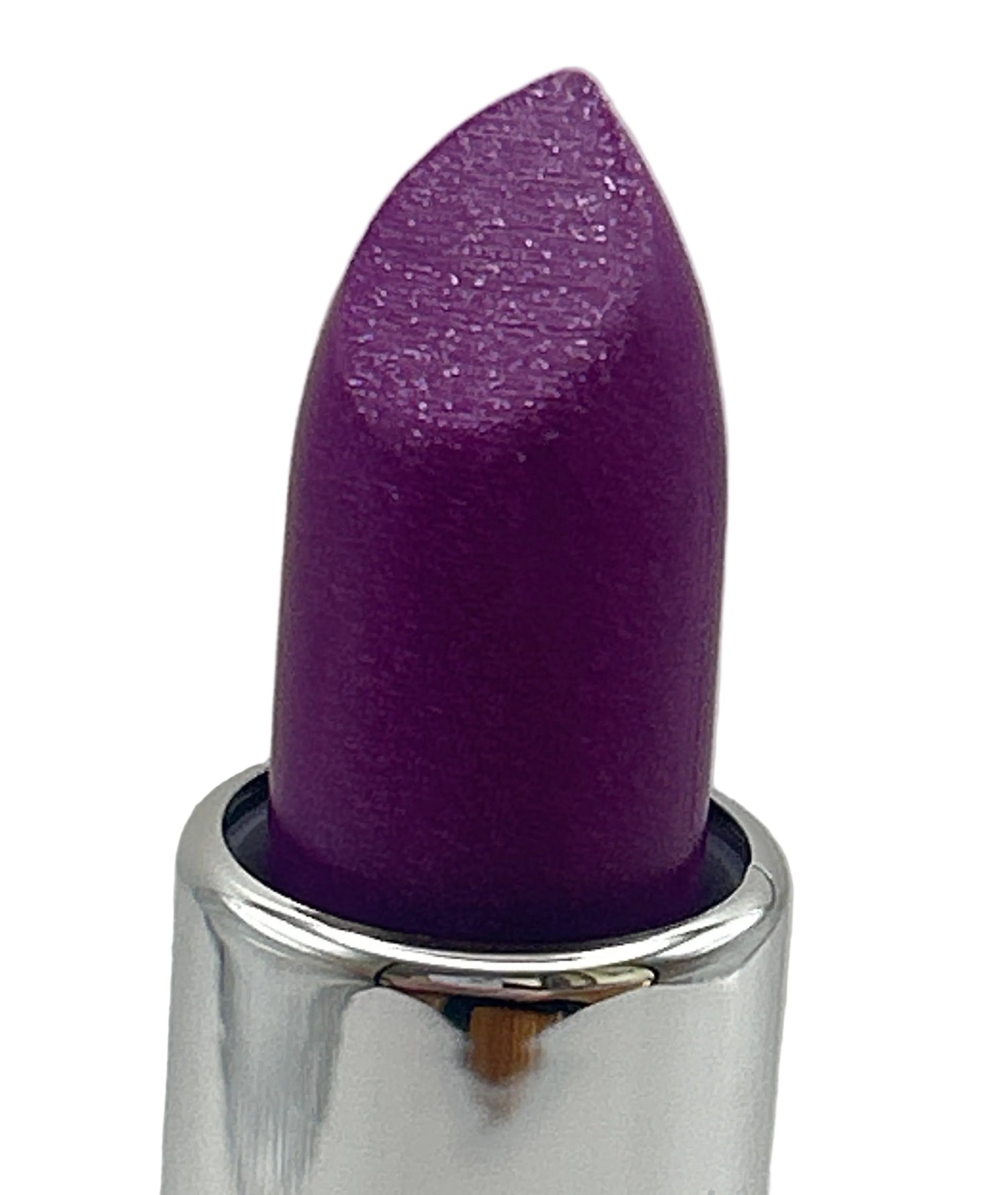 VE Cosmetics Ghost Orchid retro frosted lipstick close-up