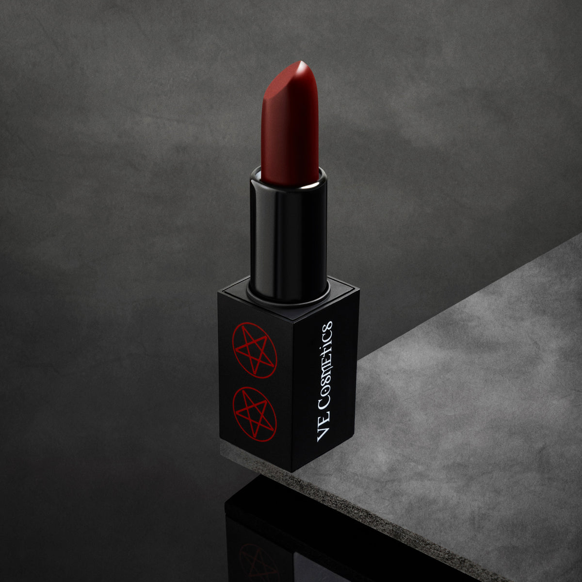 Rouge à Lèvres Envoûtant - Teinte Résistance (Rouge Cramoisi Profond)