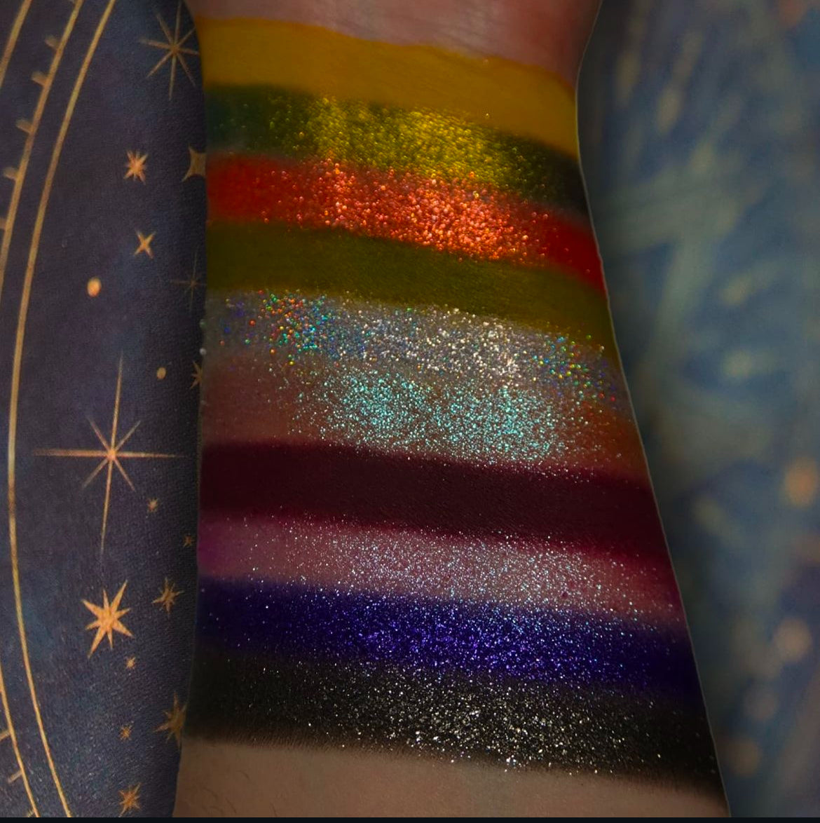 arm swatches by Nathalie Nylander