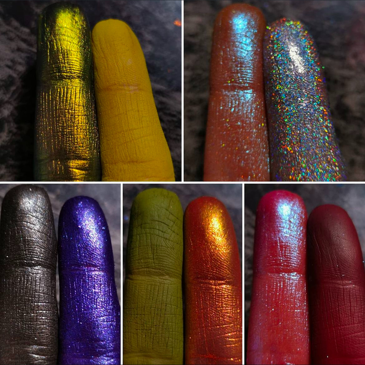 finger swatches by Nathalie Nylander