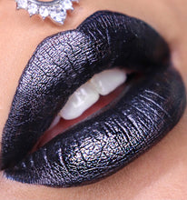 Load image into Gallery viewer, Black metallic Lipstick
